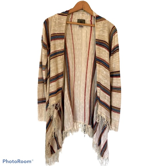 sweet N sinful Sweaters - Sweet N Sinful boho fringe lightweight cardigan
